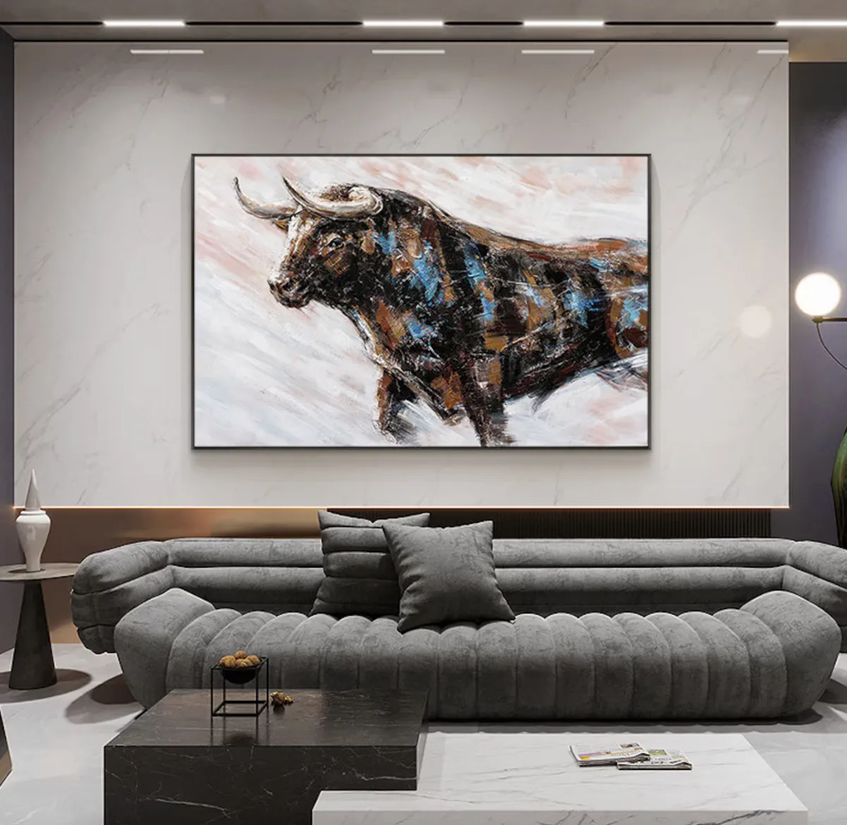 Cuadro toro artístico